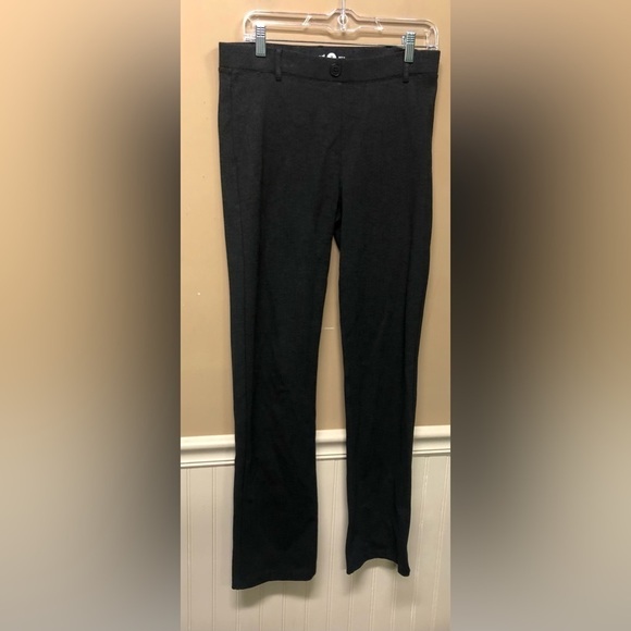 BETABRAND Straight Leg Pants Size Medium Petite Gray Women's - Picture 1 of 7